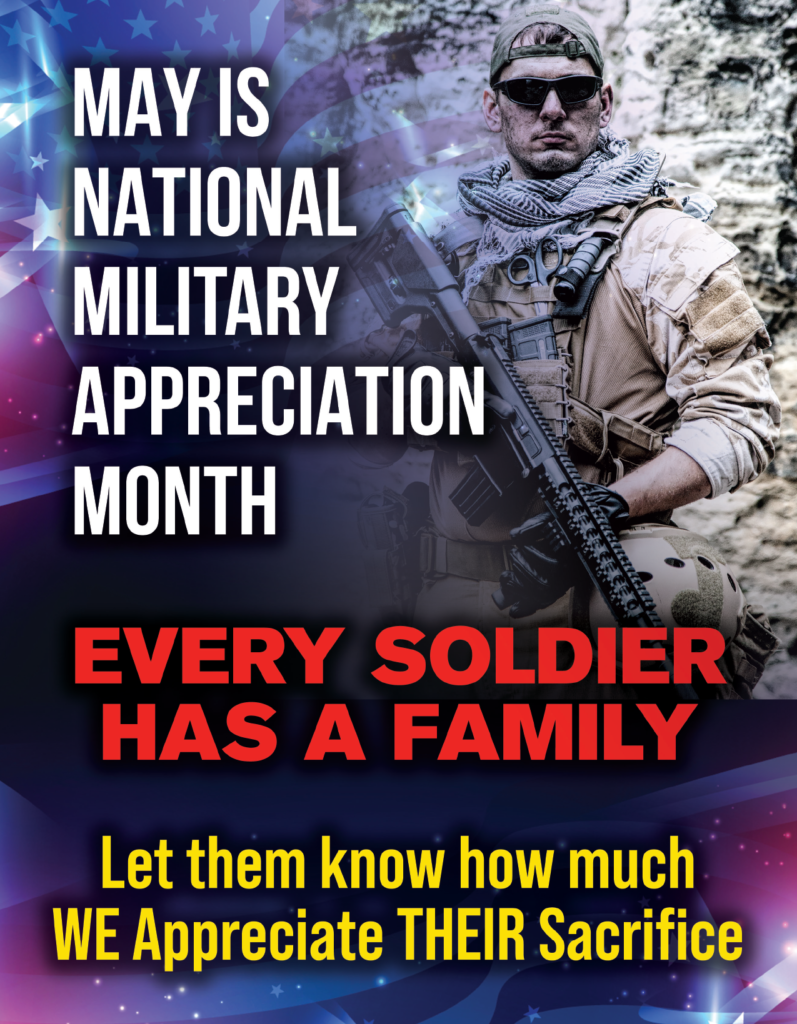 Military Appreciation National Awareness Month